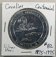 Cavalier, ND Centennial Silver Token