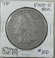 1900-O / CC  Morgan Dollar  VF  Strong Variety
