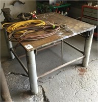 4'x4' Iron Work Table