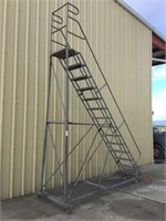 12' Rolling Steel Staircase