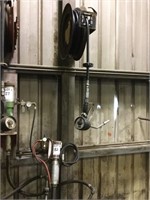 Air Operated Pump and Hose Reel Set