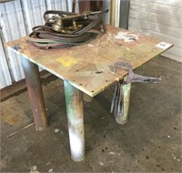 33"x36" Iron Work Table