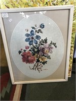 Pretty Vintage Floral Picture