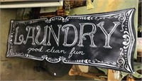 Laundry "Good Clean Fun" Plaque / Wall Hanging
