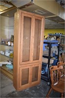 Wood & Glass Display Cabinet