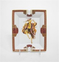 Hermes Porcelain Dish, w. Orientalist Figure