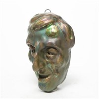 Zsolnay Pecs Eosin Mask, Antique Art Nouveau