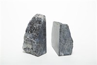 Mineral Bookends, Pair Polished & Rough