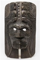 Mexican Aztec Warrior/Shaman Mask w Snake & Eagle