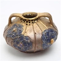 Amphora Vase, Austrian Antique Art Nouveau Ceramic