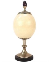 Anthony Redmile Ostrich Egg Urn, Mid-Century