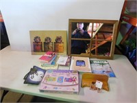 Card making kit, wall plaque, mirror, etc.
