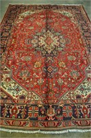 Persian Tabriz Hand Knotted Rug 6.8 x 9.6