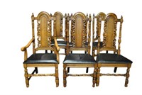 6 Link Taylor Oak Dining Chairs