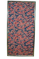 Huge Vintage Cloud Batik From Java 41 x 81