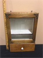 SMALL ANTIQUE MEDICINE CABINET WITH 1 DRAWER