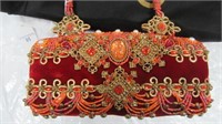Mary Frances decorated purse as shown