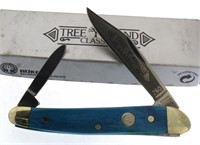 Boker Tree Brand Turquoise Smooth 2-Blade Knife