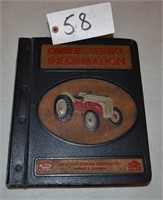 Ford "Owners Service Information" binder