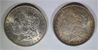 1884-O & 1886 CH BU MORGAN DOLLARS