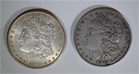 1878 REV 79 XF & 1902-O CH BU MORGAN DOLLARS