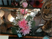 Silk pink flower decor