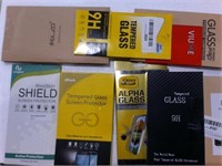 Lot of Various Cell Phone Screen Protectors