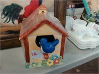 Bird house Cookie jar