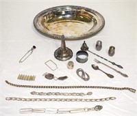 HUGE COLLECTION VINTAGE SILVER ITEMS ! -CSE