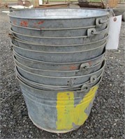 10 Metal Cherry Buckets