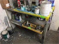 Steel Mixing Table w/ Stainless Steel Top