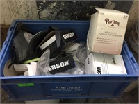 BOX LOT: Knee Pads, Tongue Depressors,