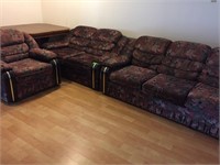 (3) Piece Sofa Set - Couch, Loveseat & Arm Chair