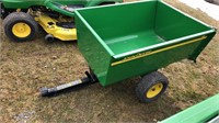 John Deere 18 Metal Lawn Cart