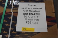 Shaw - Oak Gunstock - 28 W/ 27 SQ FT PER BOX, 3