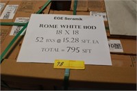 EGE Seramek - Rome White 110D - 52 BOXES W/ 15.28