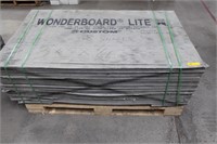 Wonder Board - 58 SHEETS - 3x5x1/4" PER SHEET