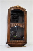 Antique Wall Mount Clock Case - 25"h x 13.5l x 6"d