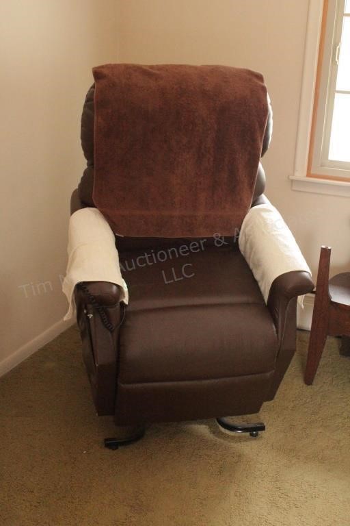 Power Lift Chair (quiet, works good, needs reupholstered) image 2 of 5