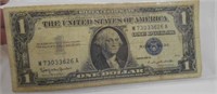 1957 B One Dollar Silver Certificate