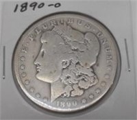 Rare 1890  Morgan Silver Dollar