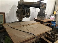 CRAFTSMAN 10" RADIAL ARM SAW ON STAND