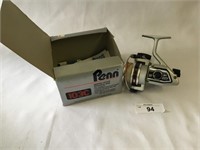 Vintage Penn 103C Skirted Spool Spinning Reel w/Bo