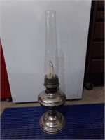 ALADDIN METAL OIL LAMP W/ CHIMNEY
