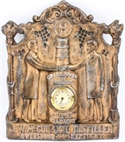 Vintage Green River Kentucky Whiskey Sign & Clock