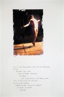 DARFIN "UNTITLED POEM" LITHOGRAPH