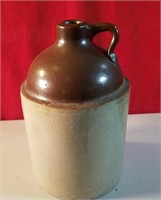 Wiskey or moonshine two tone crock jug