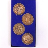 4 Bronze Bicentennial Medals