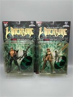 Two WitchBlade Action Figures