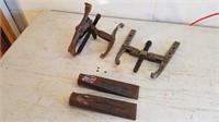 (2) Gear Pullers - Log Wedges